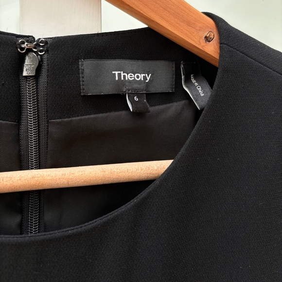 Theory Admiral Crepe Black Sheath Dress - Picture 5 of 6